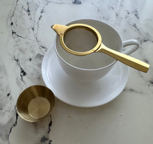 Load image into Gallery viewer, Gold Plated Tea Strainer