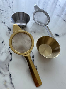 Gold Plated Tea Strainer